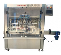 全自動(dòng)8頭醬料灌裝機(jī)