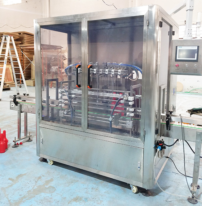 8頭全自動(dòng)伺服果醬灌裝機(jī)